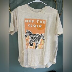 American Eagle Graphic Tee - Cream & Orange
